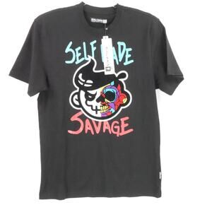 Rebel Minds Shirt Mens Large Black Graphic‎ Tee Skater Streetwear Casual NWT